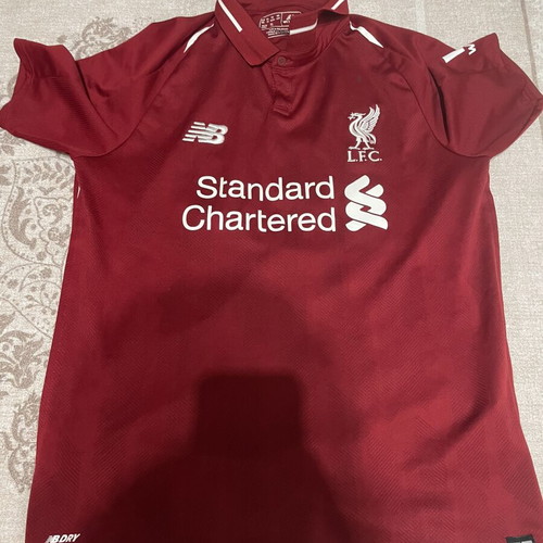 New Balance Liverpool Youth XL Salah Jersey used