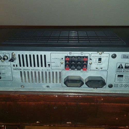 Sansui A-910 integrated stereo amplifier used
