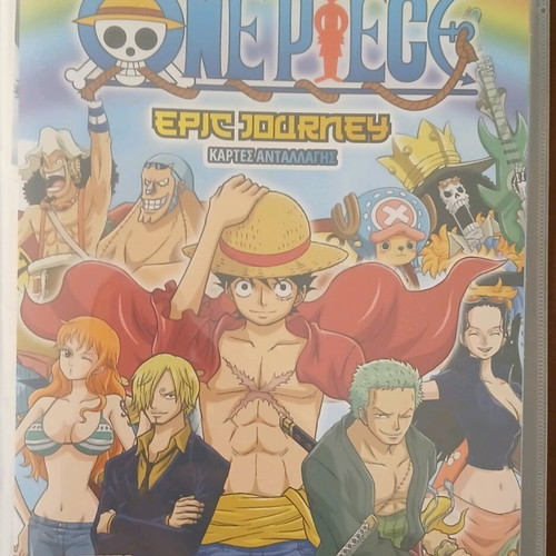 One Piece Panini album with cards like new, 221 total