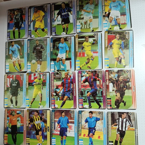 Champions 2004 Konstantinidis double-sided single stickers, 35 pcs