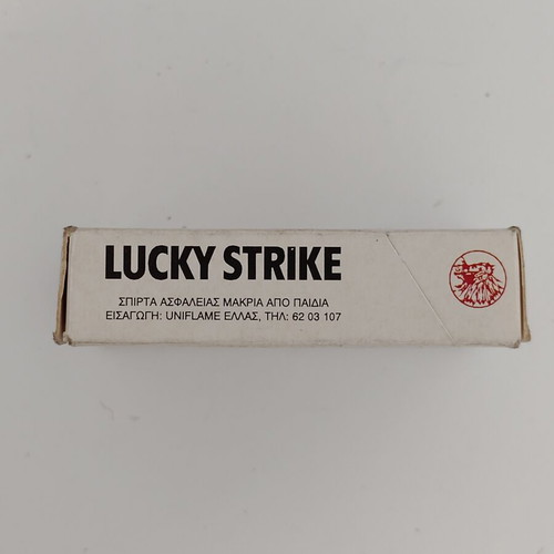 Lucky Strike matches used, sealed