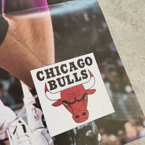 Jordan poster used, large 55x80 cm, authentic