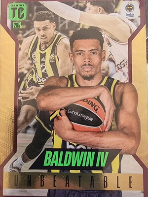 Euroleague Top Class 2026 Baldwin Iv purple card new