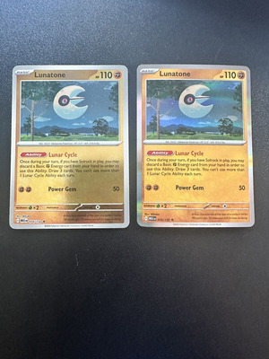 Lunatone 074/132 Mega Evolution Holo & Reserve Pokemon card