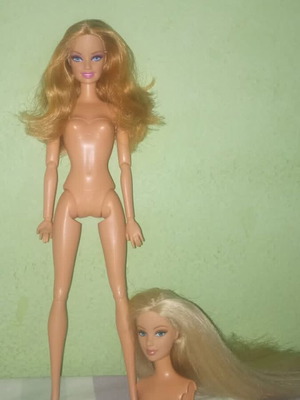 Κούκλες Barbie Fashionistas X Fashion Fever μεταχειρισμένες, swapping style, 1 σώμα 2 κούκλες