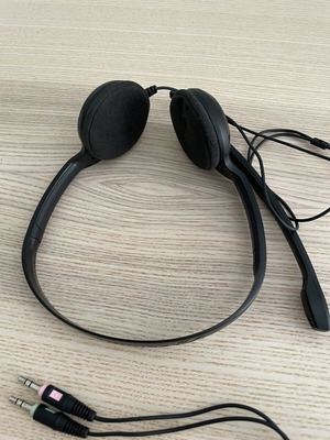 Sennheiser PC-3 headset used with separate microphone jack