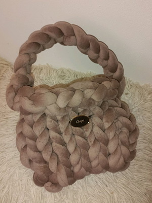Marshmallow handmade small handbag new
