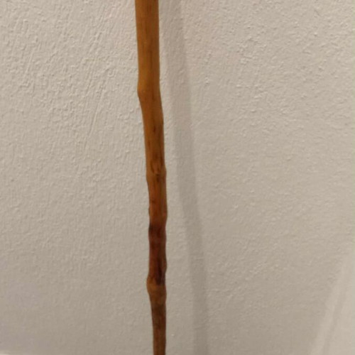 Katsouna from Crete used traditional walking stick