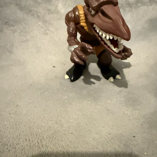 Mattel Street Sharks Extreme Dinosaurs Bullzeye 5" Action Figure used