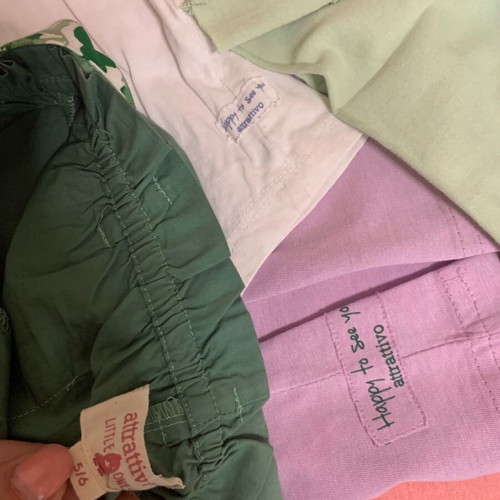 Attrattivo Little Ones 4-piece set for girls 4-5 years like new, multicolor