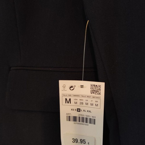 Zara spring summer jacket blue new, size M