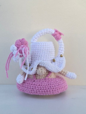 Spring Gnome handmade decorative item new crocheted
