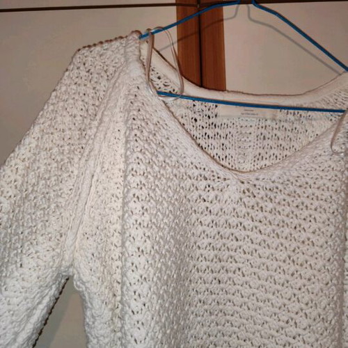 Zara white sweater like new, size M