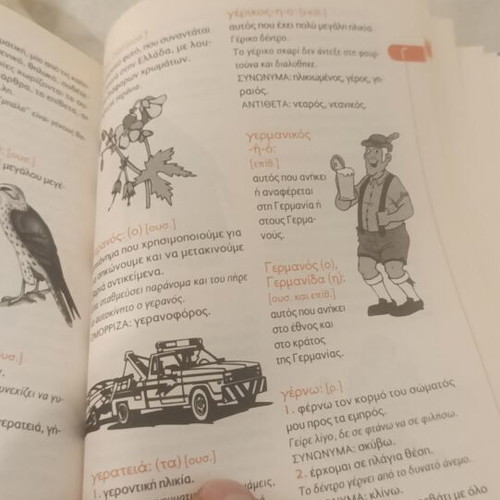 Primary School Dictionary Volume 1 A-G, Greek