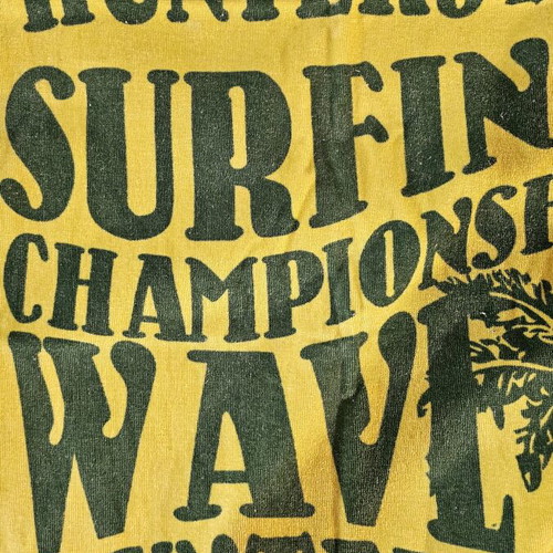 Vintage Surfing Championship Wave Hunters Beach Towel used