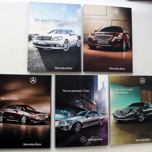 Mercedes-Benz 2007-2011 C-Class E-Class Coupe Promo DVD set of 5 new
