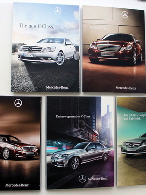 Mercedes-Benz 2007-2011 C-Class E-Class Coupe Promo DVD set of 5 new