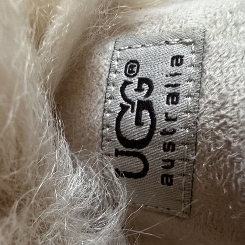 Ugg Australia boots with external fur, like new, size 40, white