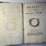 Tragedie Di Vittorio Alfieri Da Asti Volume Two used