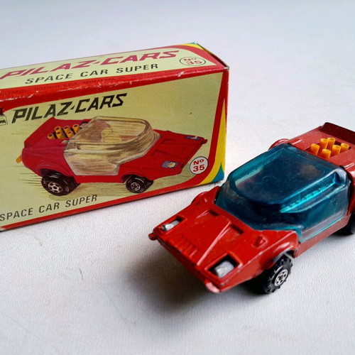 Pilaz Space Car metal die cast toy car new from the 70s