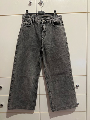 Grey denim pants like new, size XXS