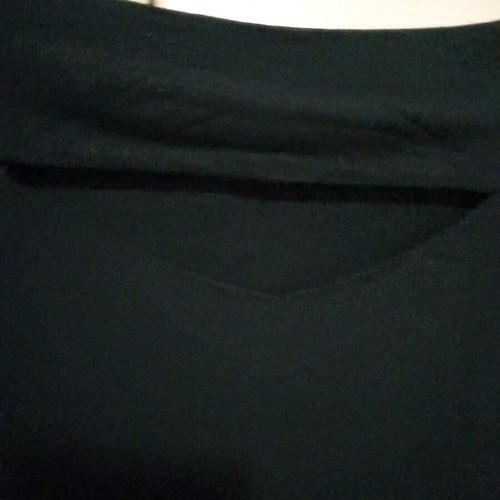 Lynne black blouse like new with nice cut on top
