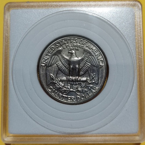 US Quarter Dollar Coin 1980 used in plastic capsule