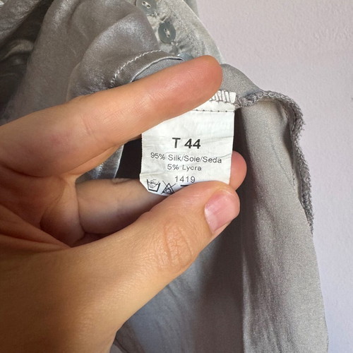Silver shirt size 44
