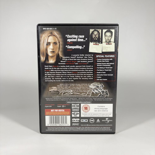 The Life of David Gale DVD like new with English subtitles