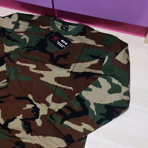 MFH Woodland men's camouflage shirt medium new