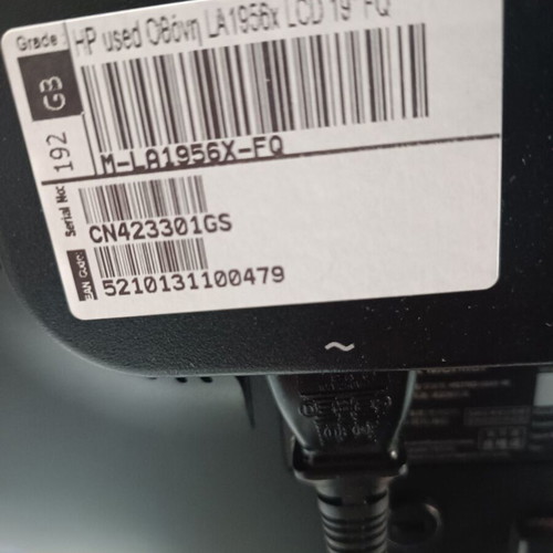 Hp LA1956 LCD 19" monitor used