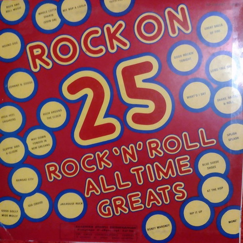 Vinyl records used, pack of 6 with collections of older decade songs