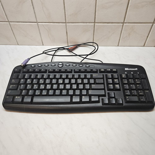Microsoft RT2300 keyboard like new with PS/2 cable