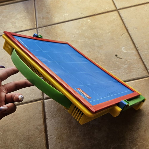 Magnetic board with numbers and math magnets