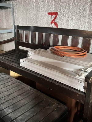 Outdoor solid wood bench sofa