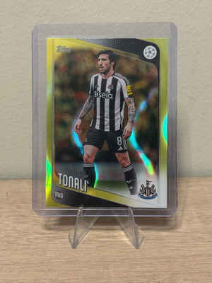 Topps UCC Flagship 2026 Sandro Tonali Newcastle Yellow Wave new