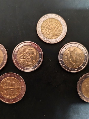 Coin collection used, pack of 7, set No8