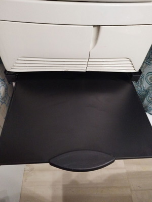 Washing machine and dryer base with sliding shelf new
