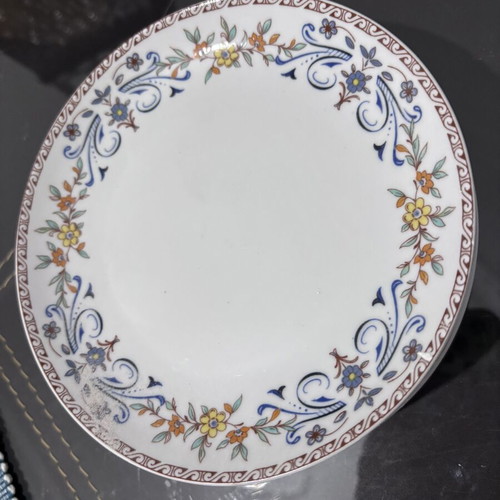 Dessert plates set of 6 with pattern, diameter 16.5cm, like new