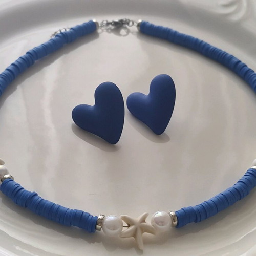 Jewelry set necklace and earrings new