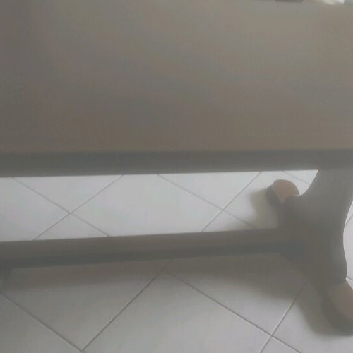 German-style table with crank and extension, like new