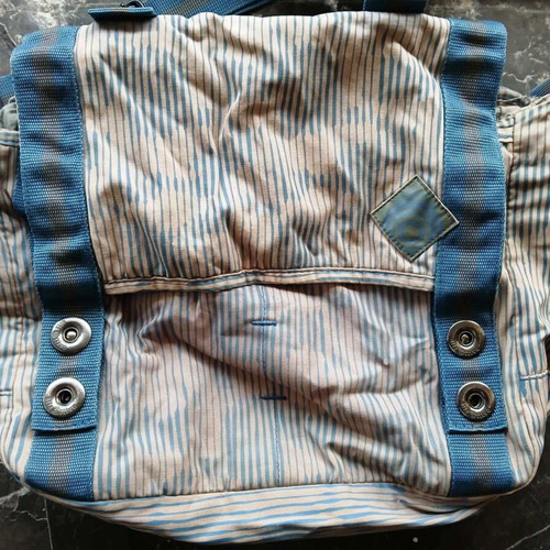 Attrattivo messenger bag crossbody like new, gray and blue