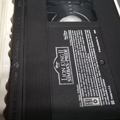 Authentic Walt Disney VHS tapes used, pack of 10