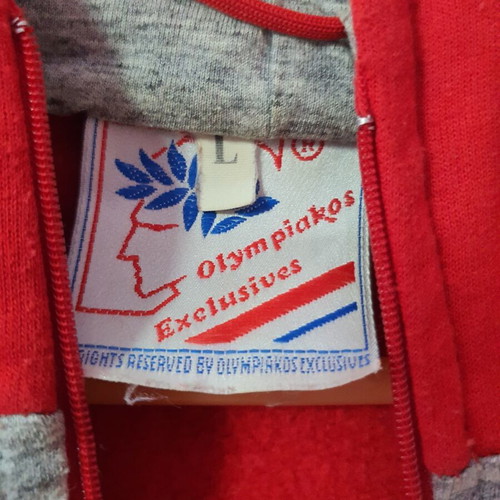 Olympiakos rare sweatshirt used, season 94, football and basketball logos