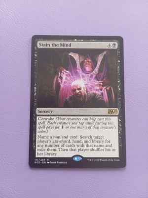 Stain the Mind Magic The Gathering card like new