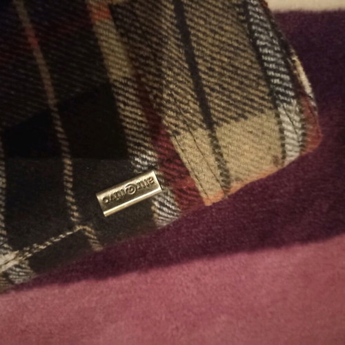 Attrattivo short wool plaid skirt large like new