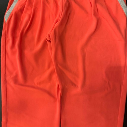 Women's summer pants like new, orange with gold details, size L