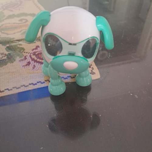 Robot dog with LED eyes like new