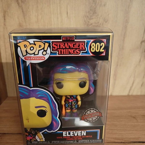 Funko Pop! Television Stranger Things Eleven (Blacklight) #802 Special Edition mint condition