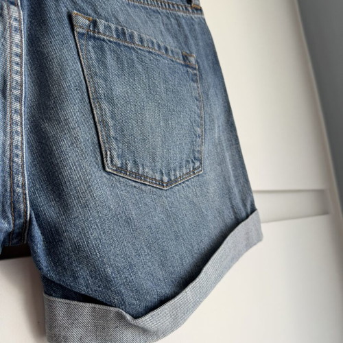 J.Crew Rolled Cuff Blue Denim Shorts, Size 26